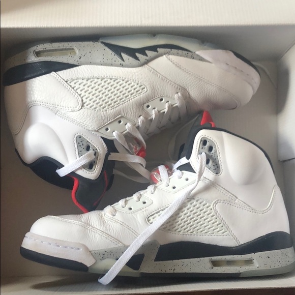 Jordan Other - White cement air Jordan 5’s
